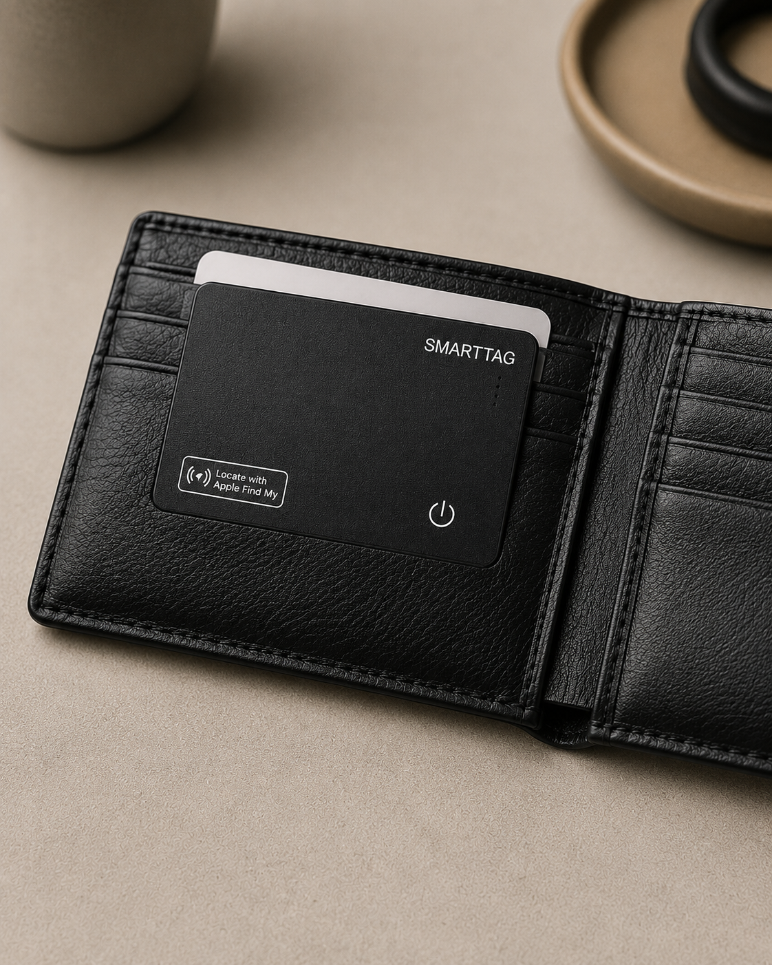 NORTA Tag guardada dentro de una cartera